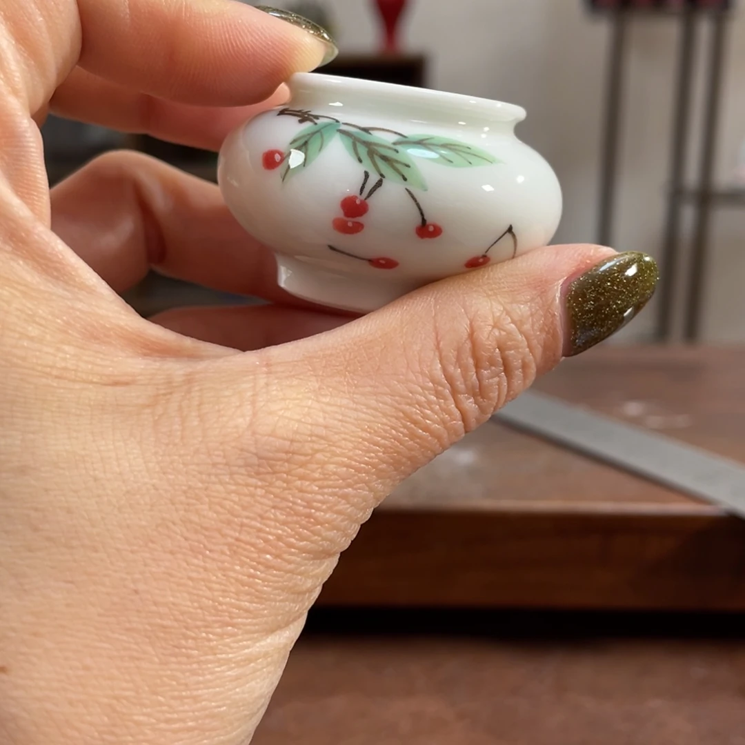 瓷片陶瓷艺术小花瓶