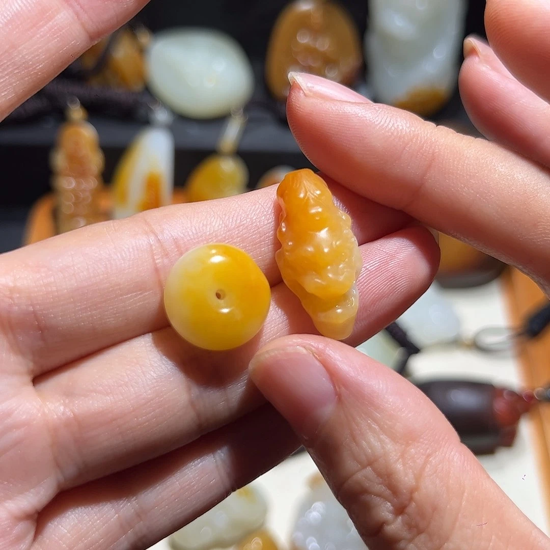 未镶嵌和田玉车挂断***3