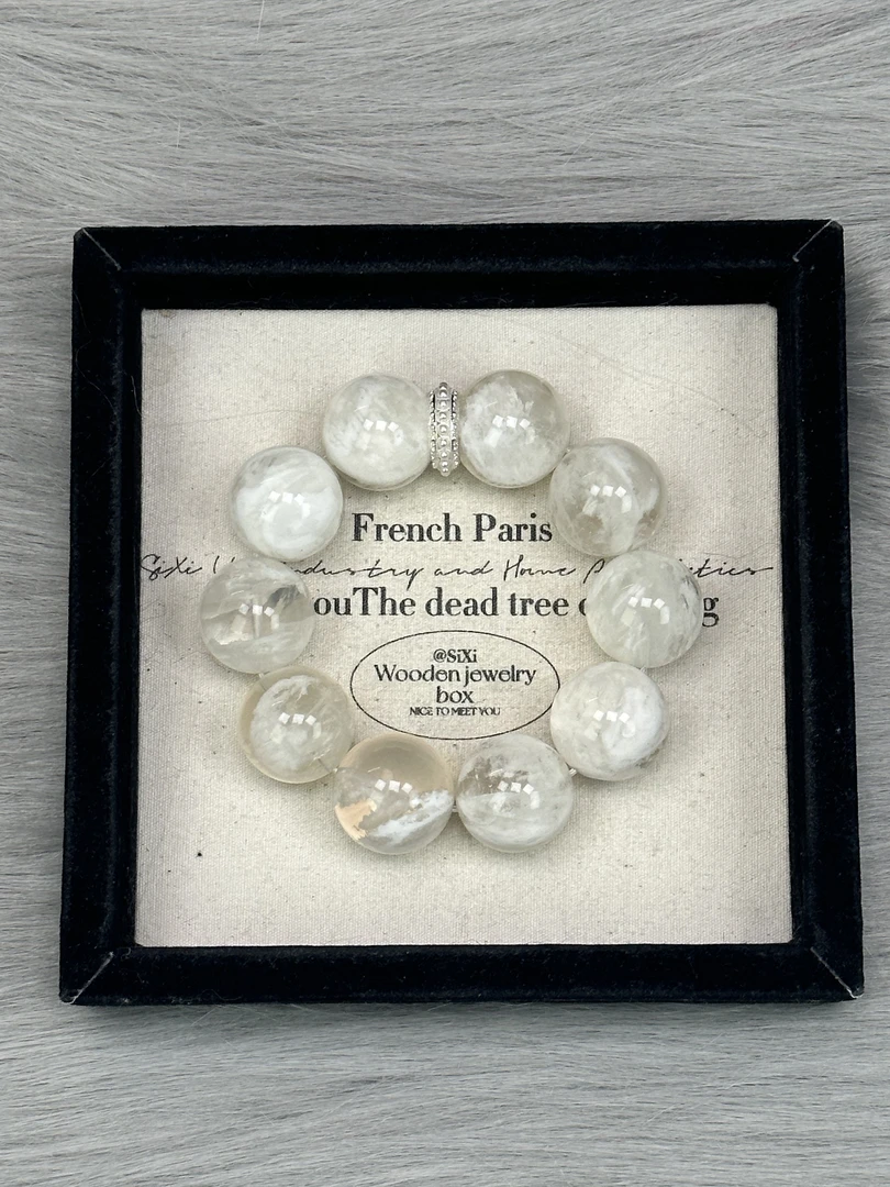 【暴风雪】 雪花幽灵梵石天然水晶 多样性发货其一AT927/AT924