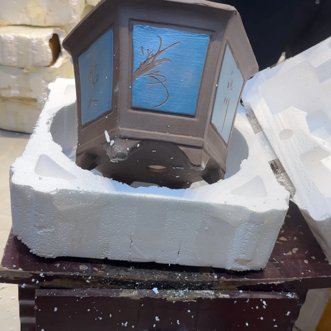 紫砂花盆口径26.16口径