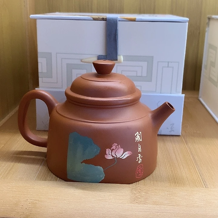 建水紫陶全手工壶