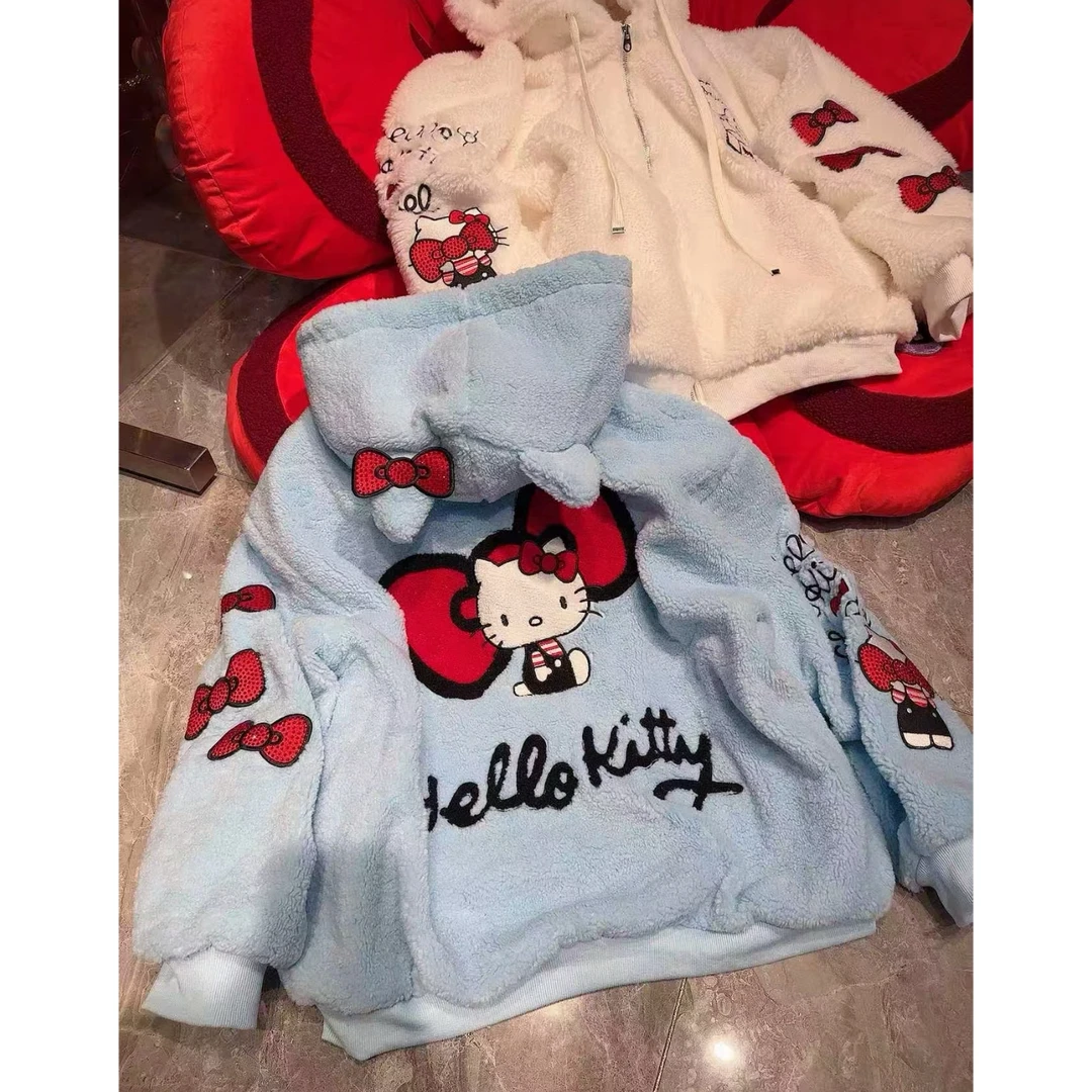 96614韩版KT联名加厚外套