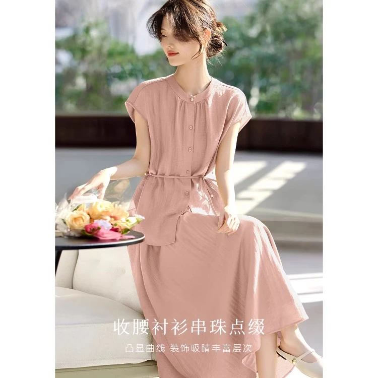 〈纪朵研〉0923通勤百搭衬衫半身裙套装女2025夏季气质穿搭一整套