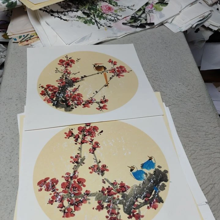 因***你国画国画花鸟花鸟国画