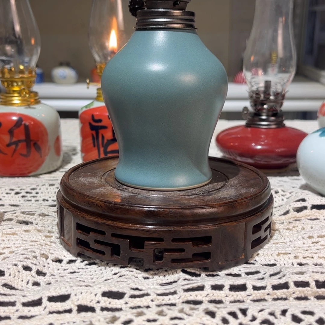 摆件景德镇陶瓷香薰灯