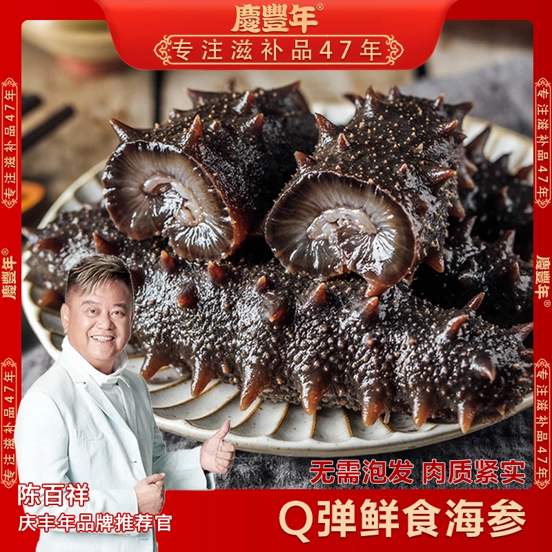 大连淡干海参350头严选肉质紧实海产干货肉厚品牌甄选高品质滋补