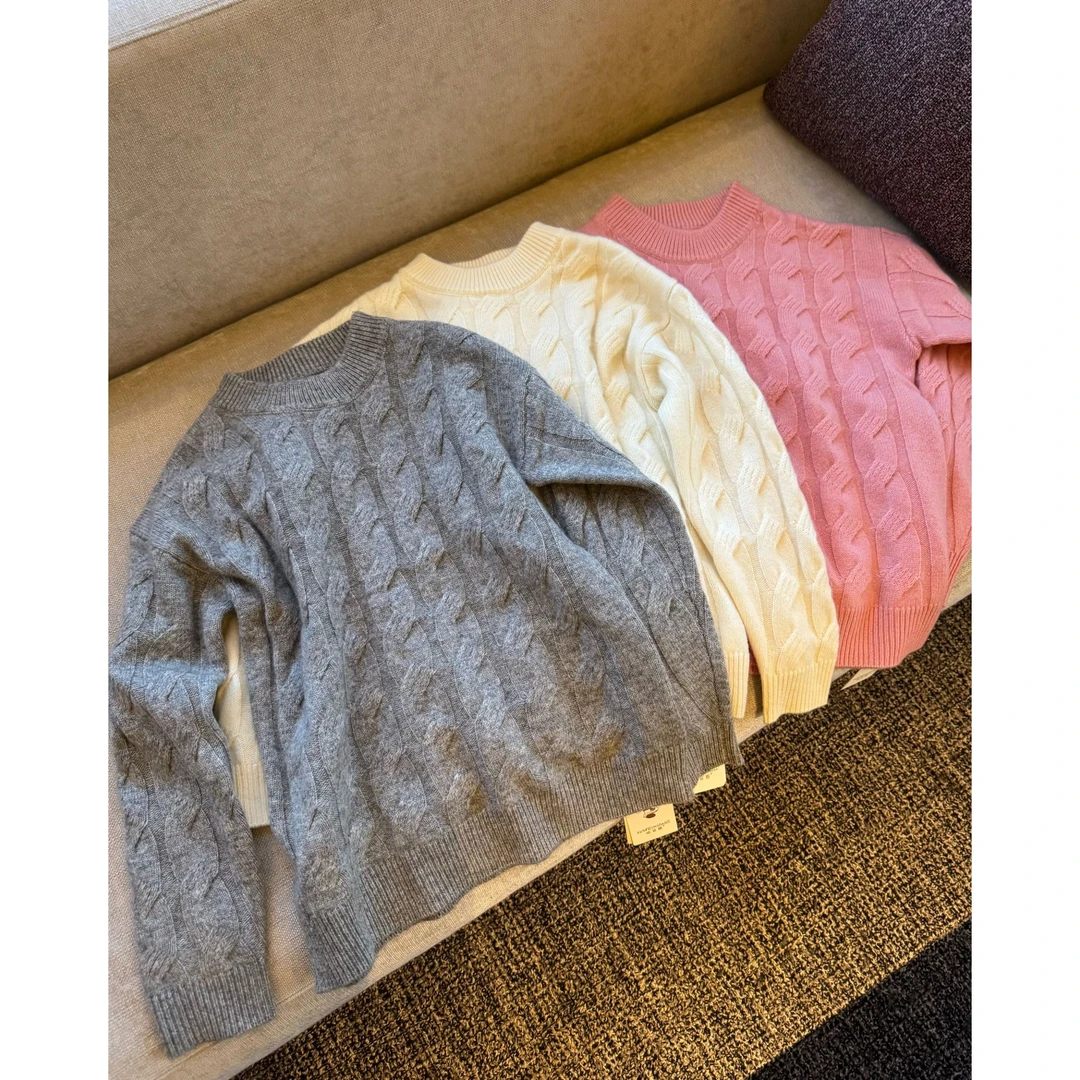 现货  【全绵羊毛】 儿童新款时尚套头中领男童女童毛衣24371