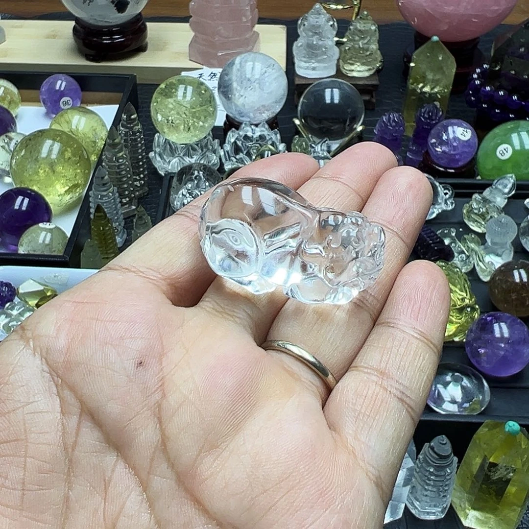 水晶摆件未镶嵌绿水晶