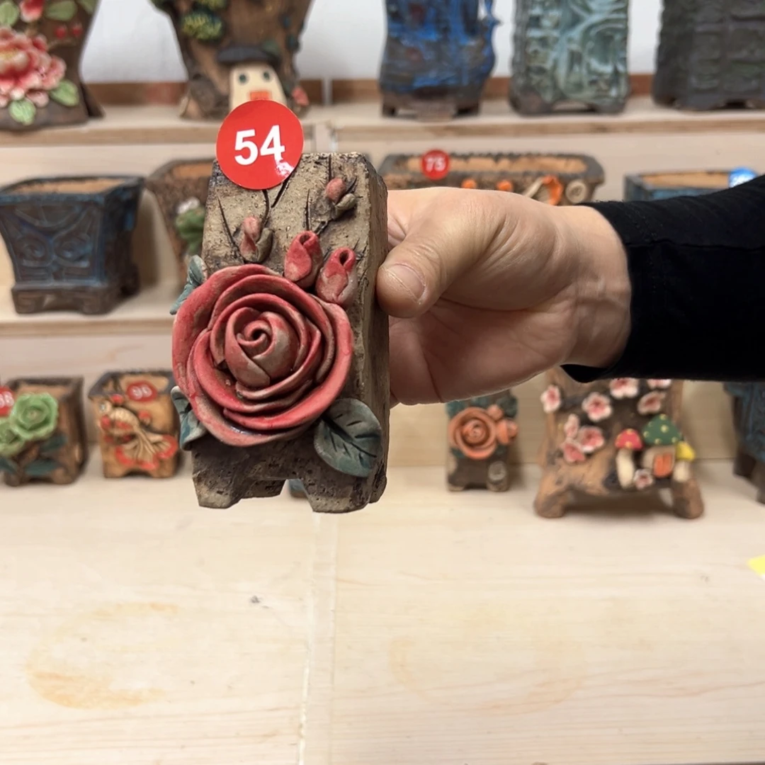 花盆紫砂54号内口4外高11