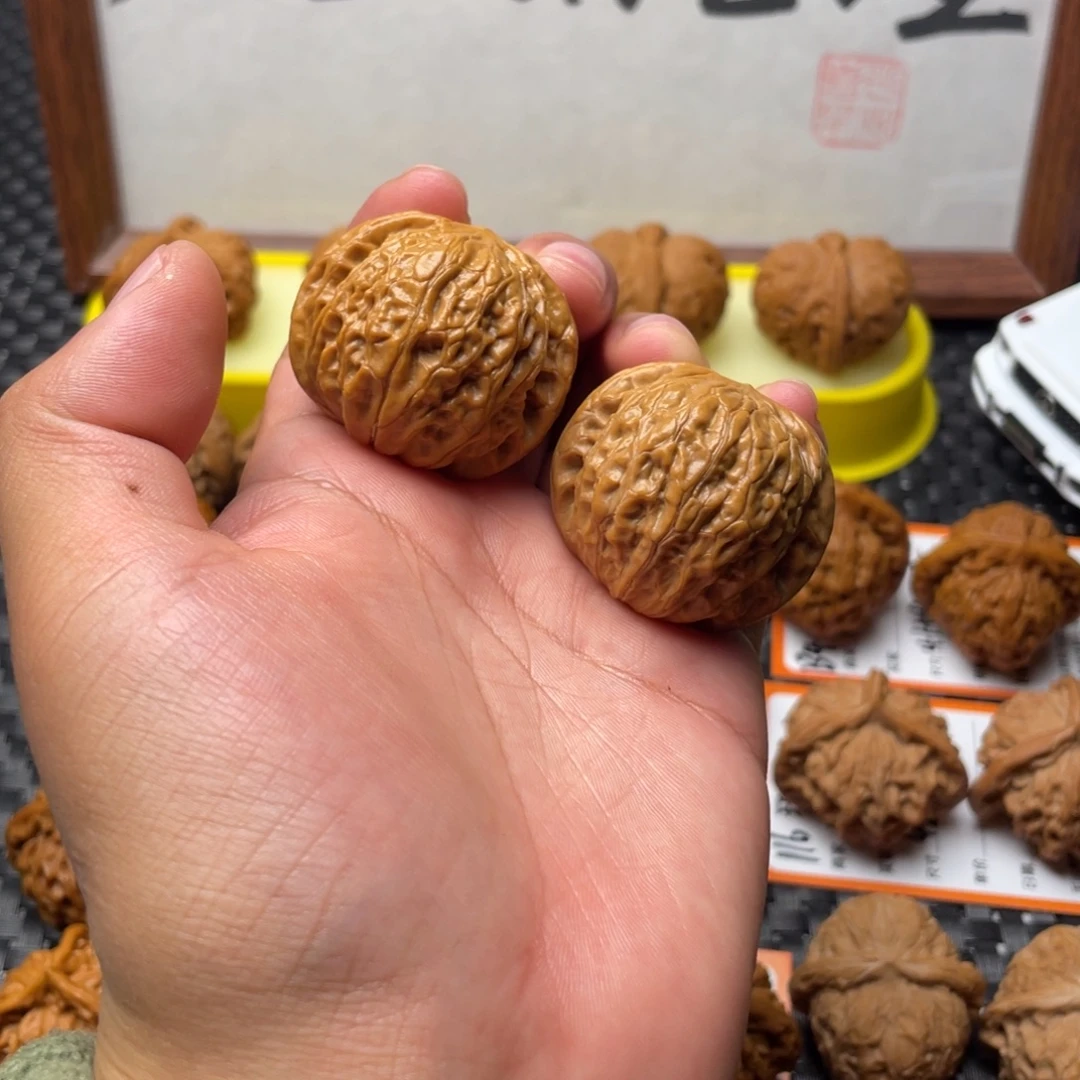 文玩核桃把件铁锤39全品打底38.6克