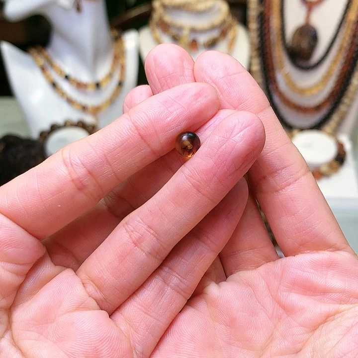 琥珀裸石未镶嵌二*抚顺琥珀