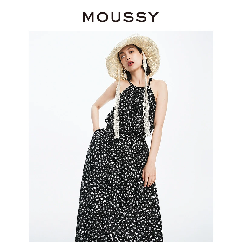 MOUSSY 夏季新品无袖连衣裙028HSA30-1261