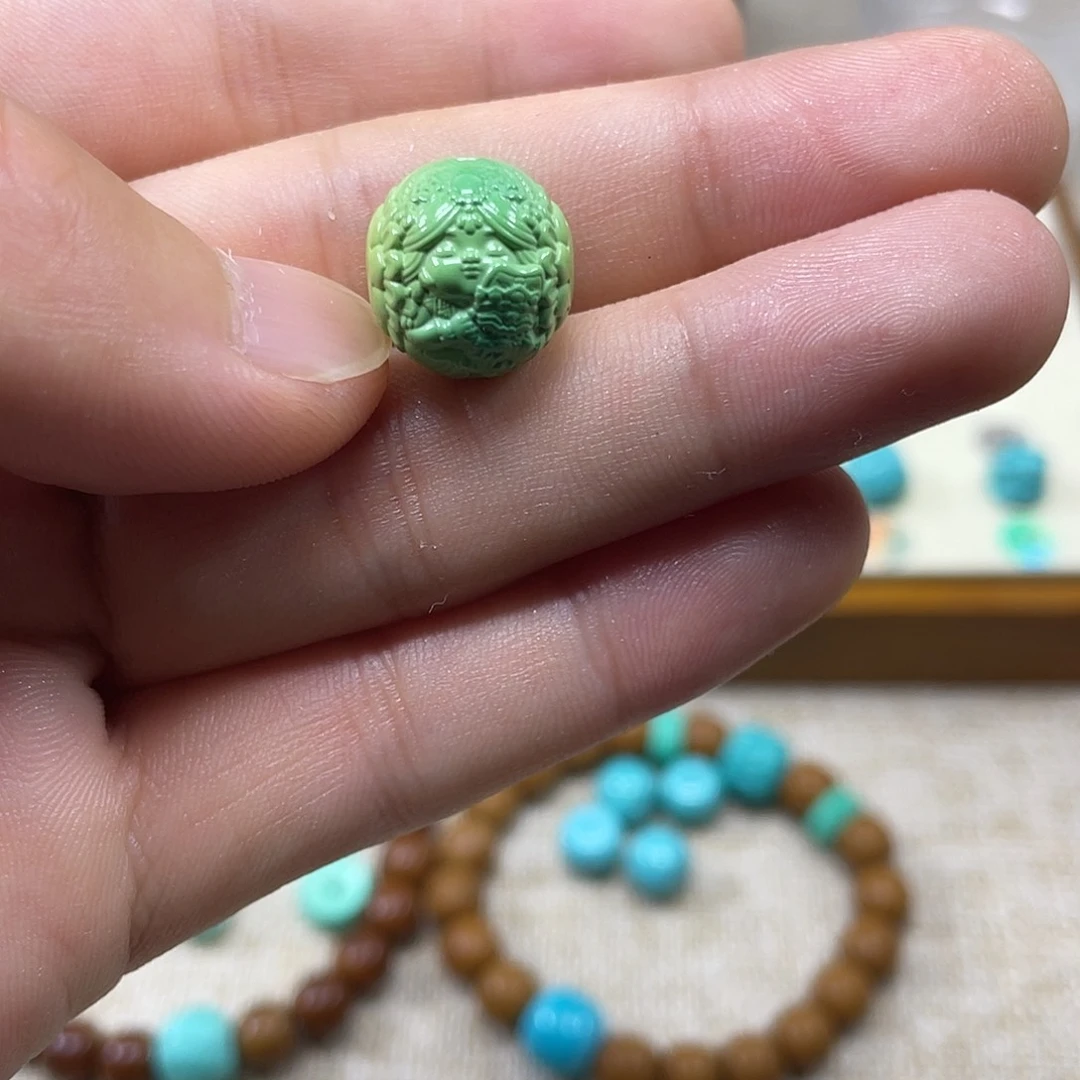 原生态湖北松配饰，直径13