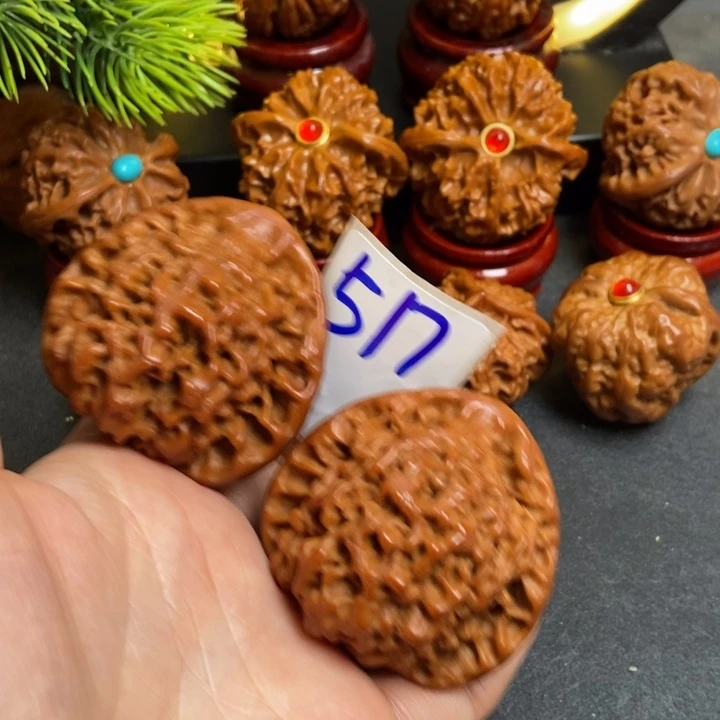 文玩核桃把件49官帽的517