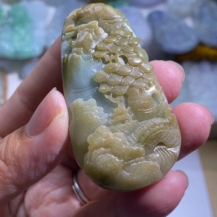 【闪购商品】颈饰未镶嵌翡翠观音