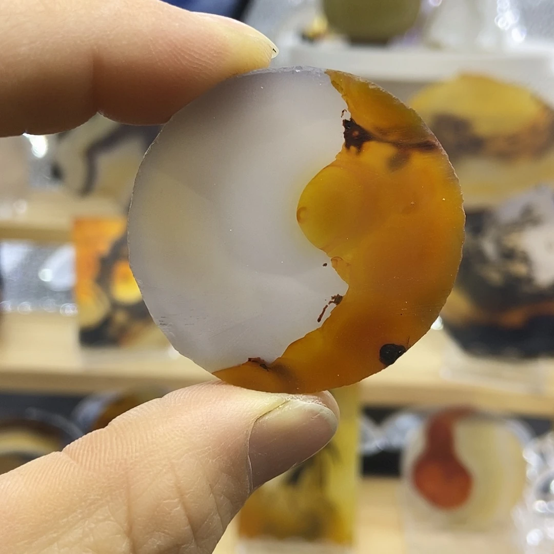定制玛瑙巴玉玛瑙象形花牌