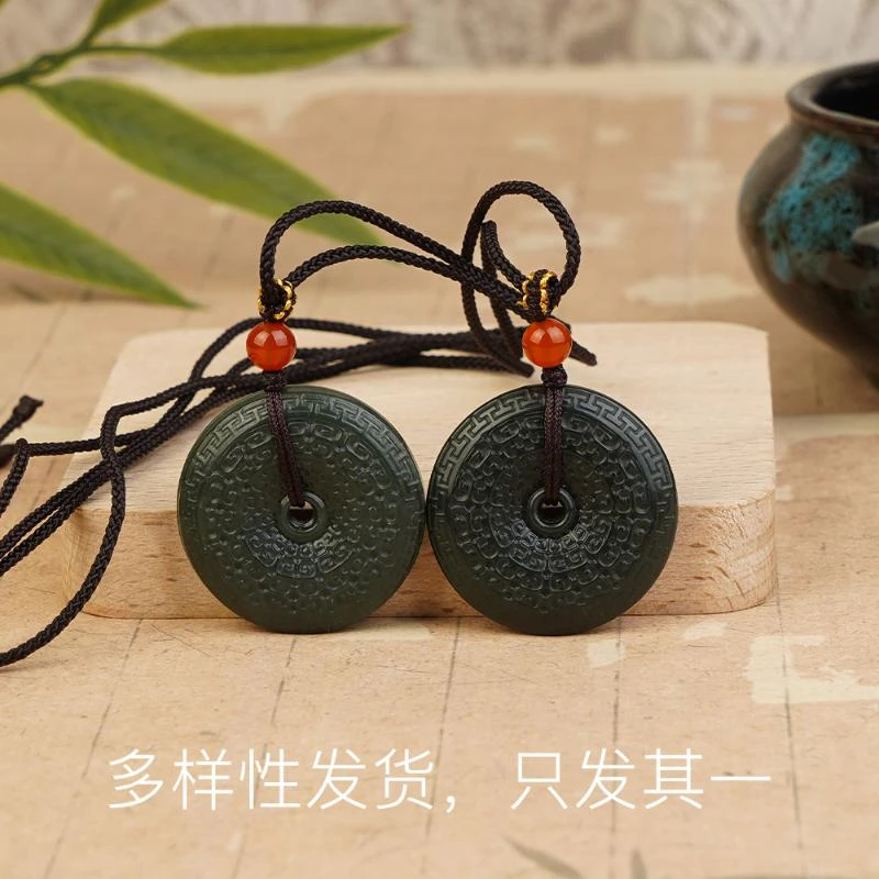 【香掌柜】富贵美满和气生财塔青项链【多样性发货，发一件】