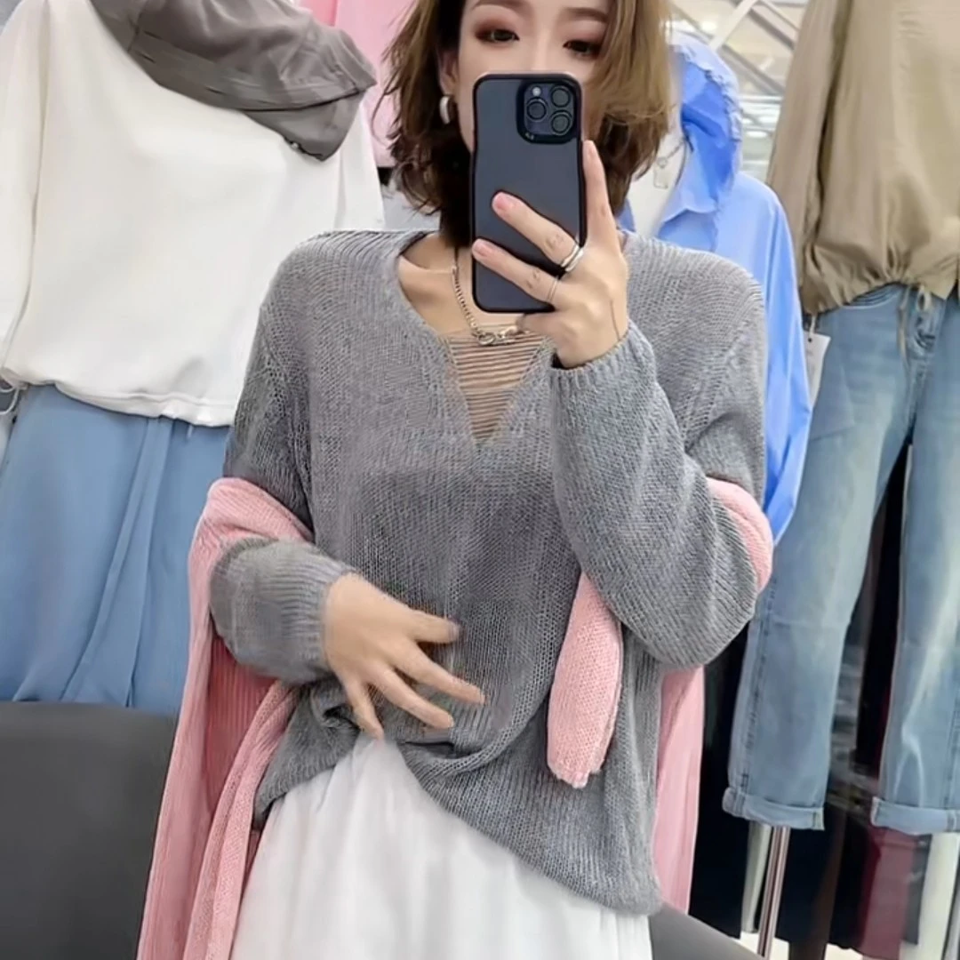 NX服饰休闲针织套头小衫