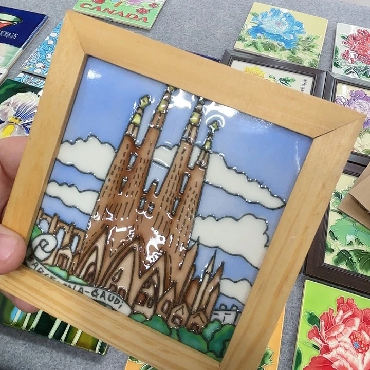 陶瓷板画10/10单瓷片微瑕