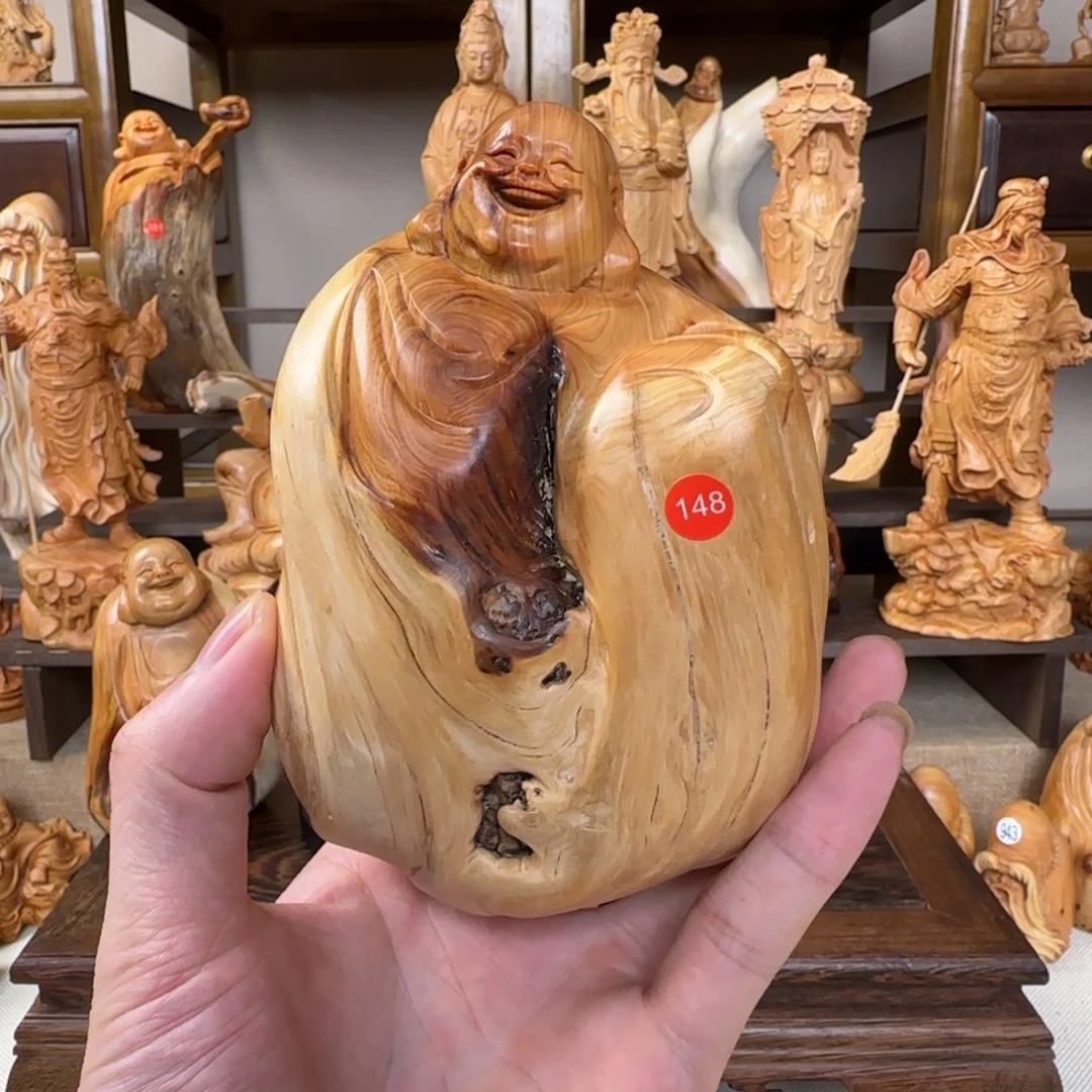 崖柏小木匠艺雕一物一拍