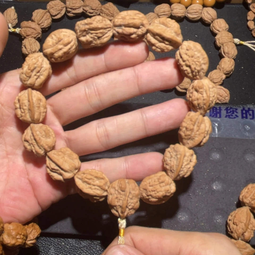 T***l手串文玩核桃嵩山蛤蟆头无削尖无泡药全品17➕