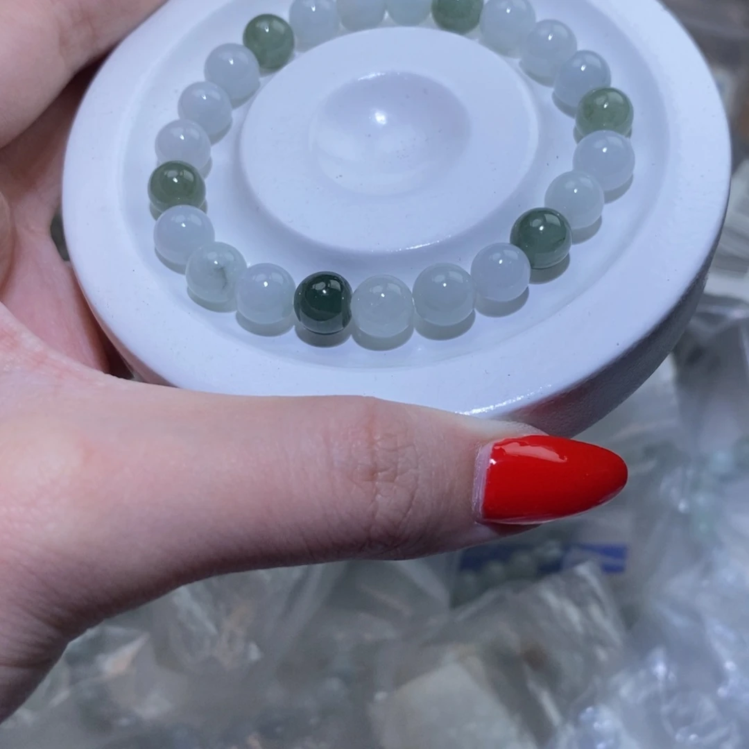 未镶嵌手串翡翠天然缅甸翡翠a货