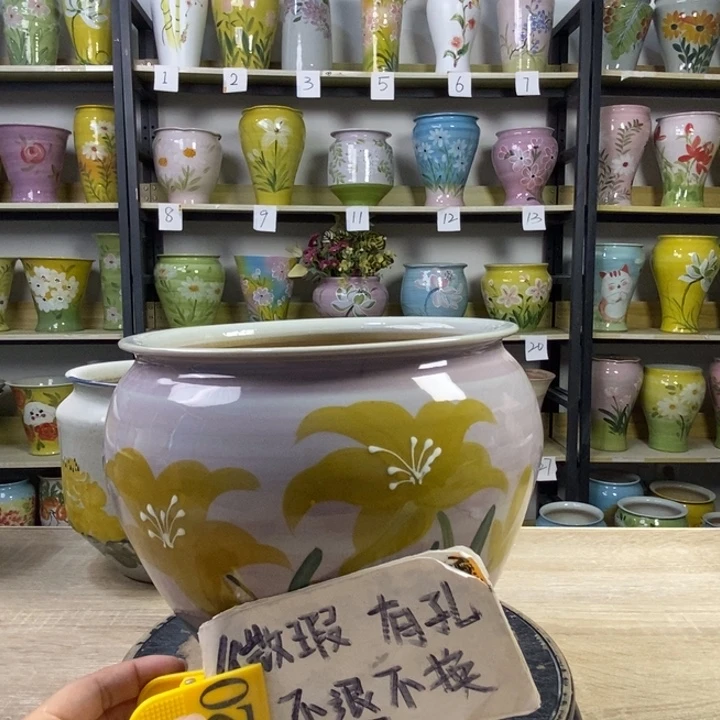 景德镇高温陶瓷花盆
