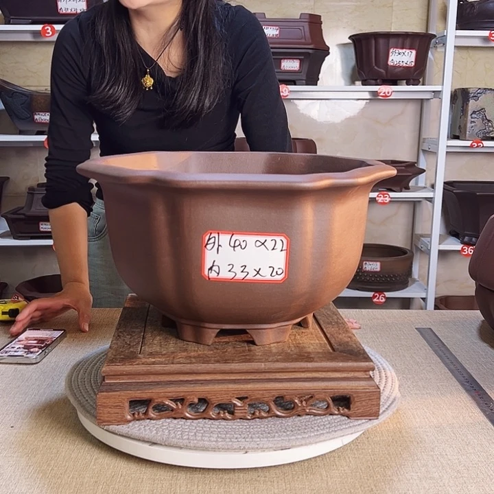 紫砂花盆紫砂花盆