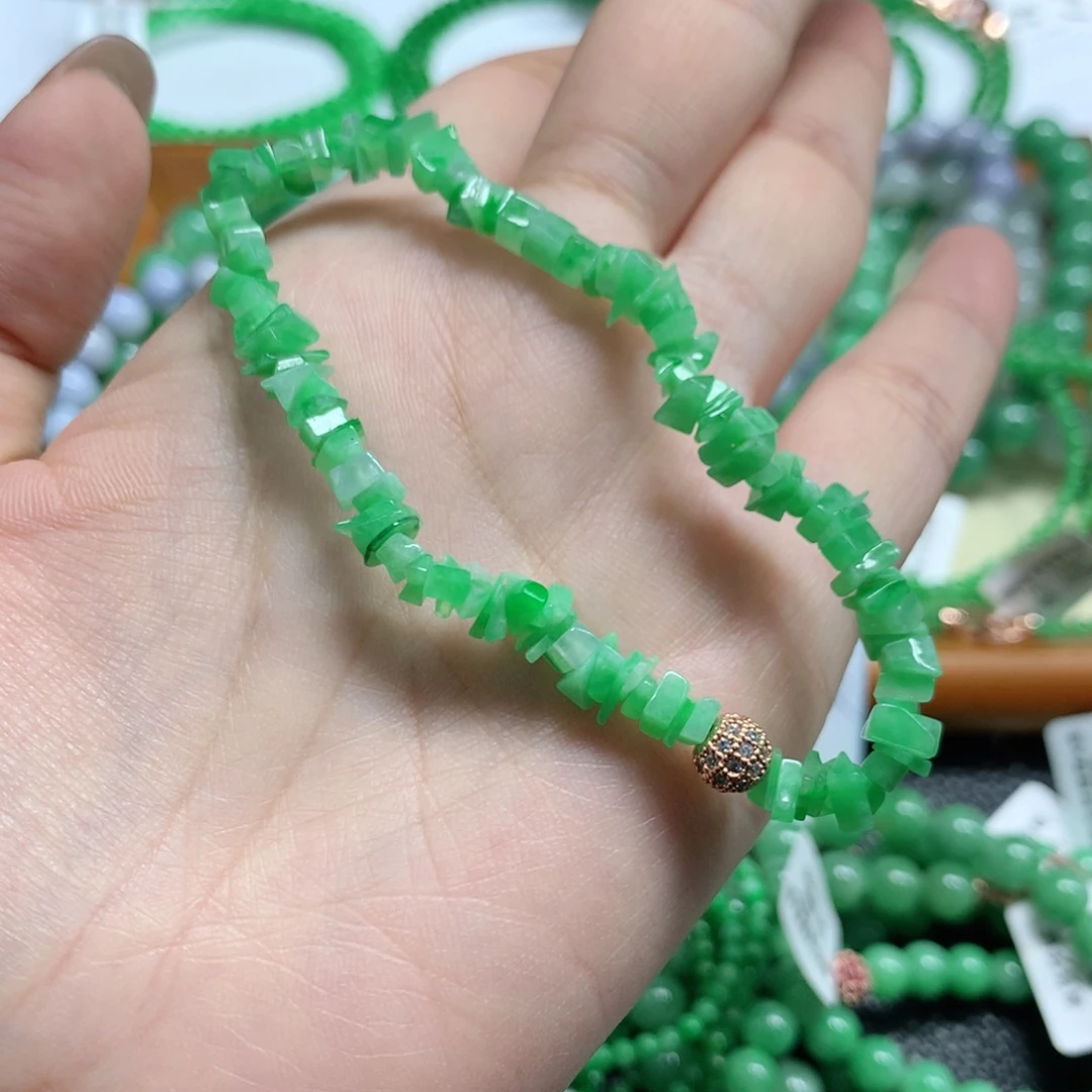 未镶嵌手链翡翠翡翠