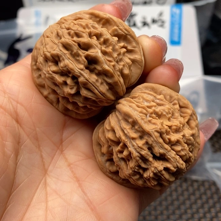 文玩核桃把件四座楼全品