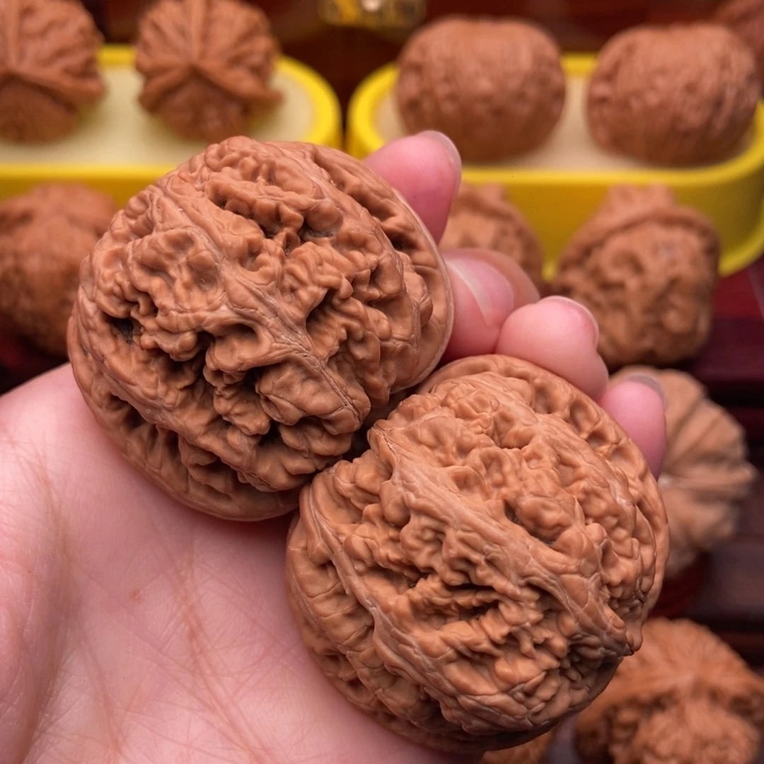 文玩核桃把件精品大粗筋43