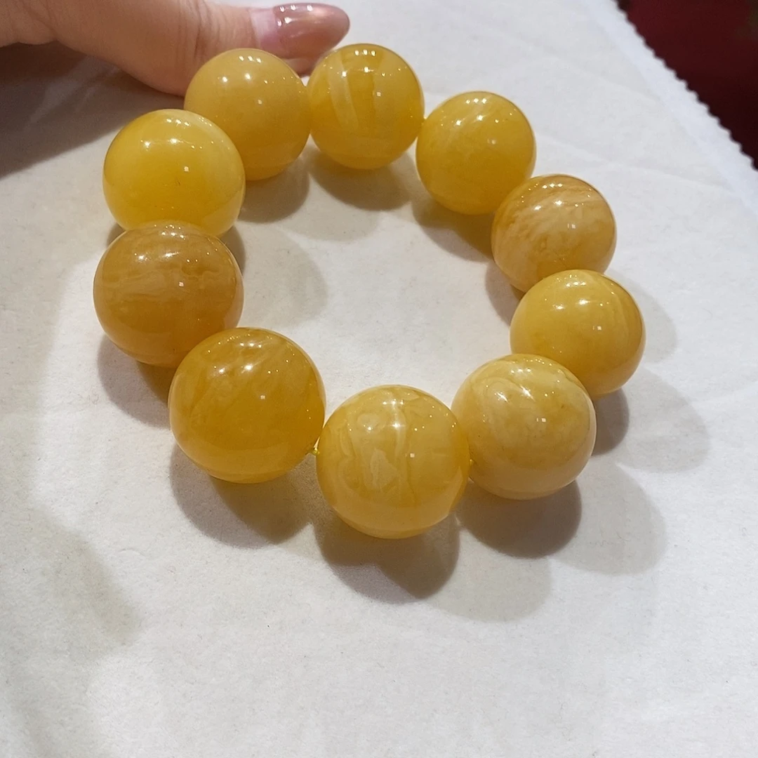 蜜蜡未镶嵌手串蜜蜡