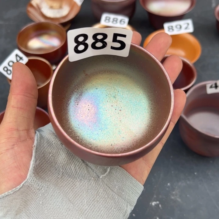 柴烧茶具陶瓷杯子