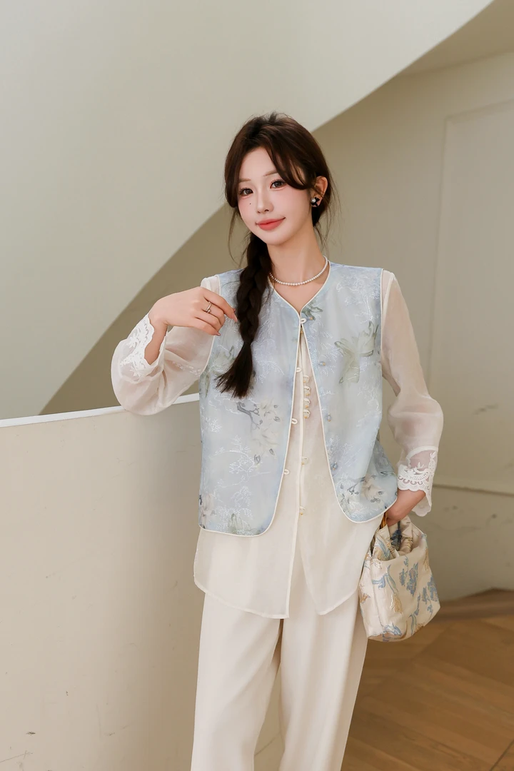 琴宝精选品质高货设计款马甲W-778