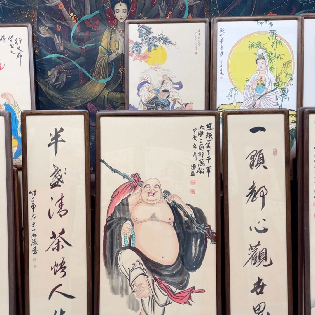 国画老*阿冲手绘钟馗