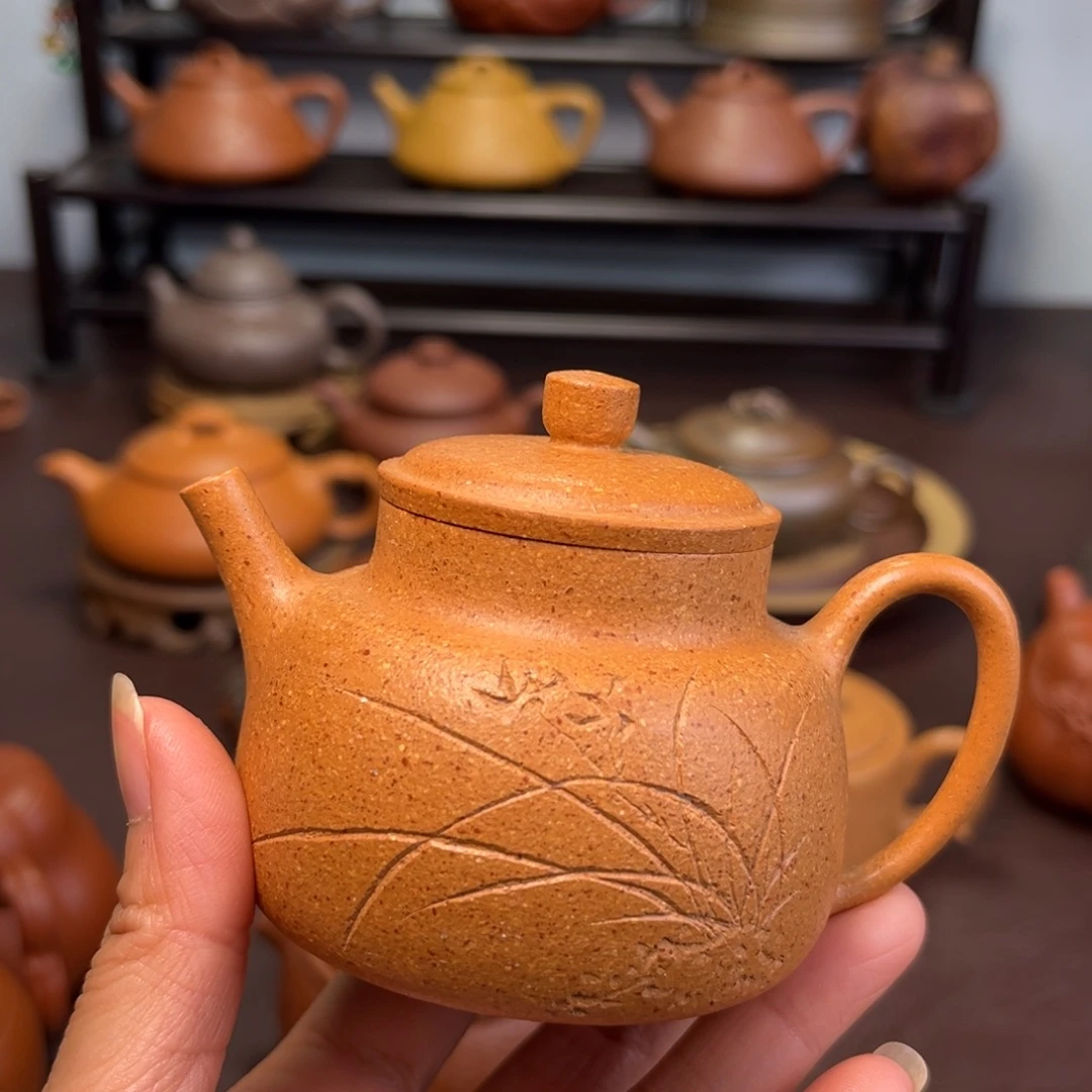 茶壶紫砂手工制作原矿紫砂