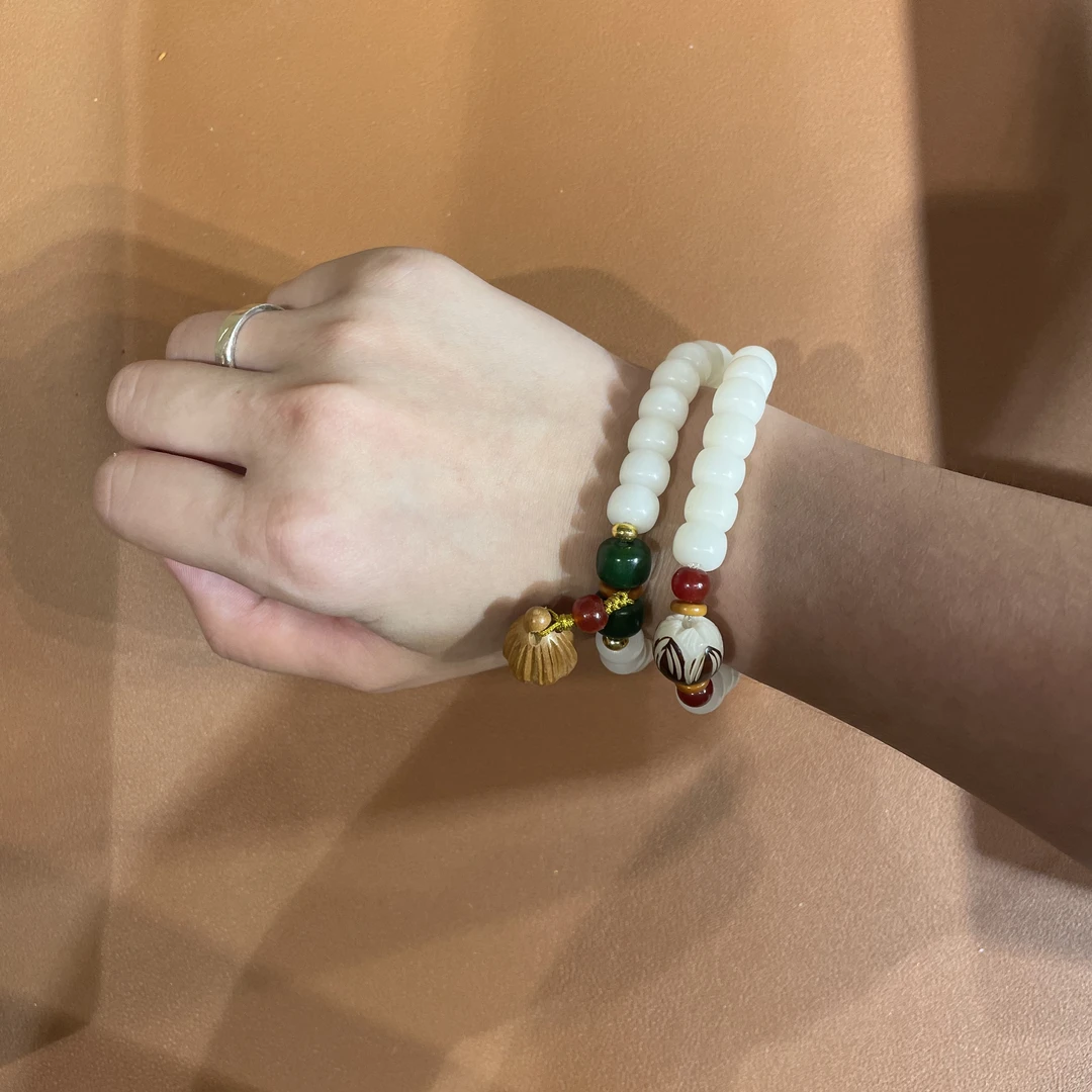 源头工厂手串手链饰品白玉菩提手串8083