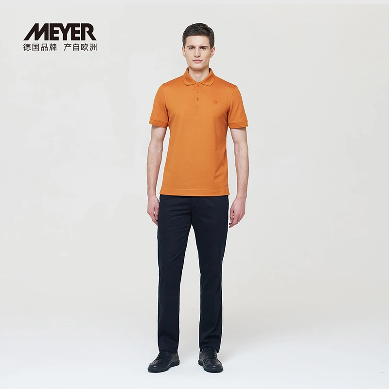 【桑蚕丝】MEYER德国迈雅 男士休闲裤直筒宽松男裤18085-BERLIN