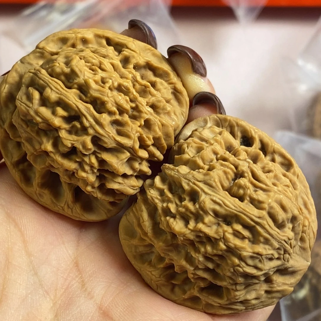 吊坠文玩核桃42南疆石黄60