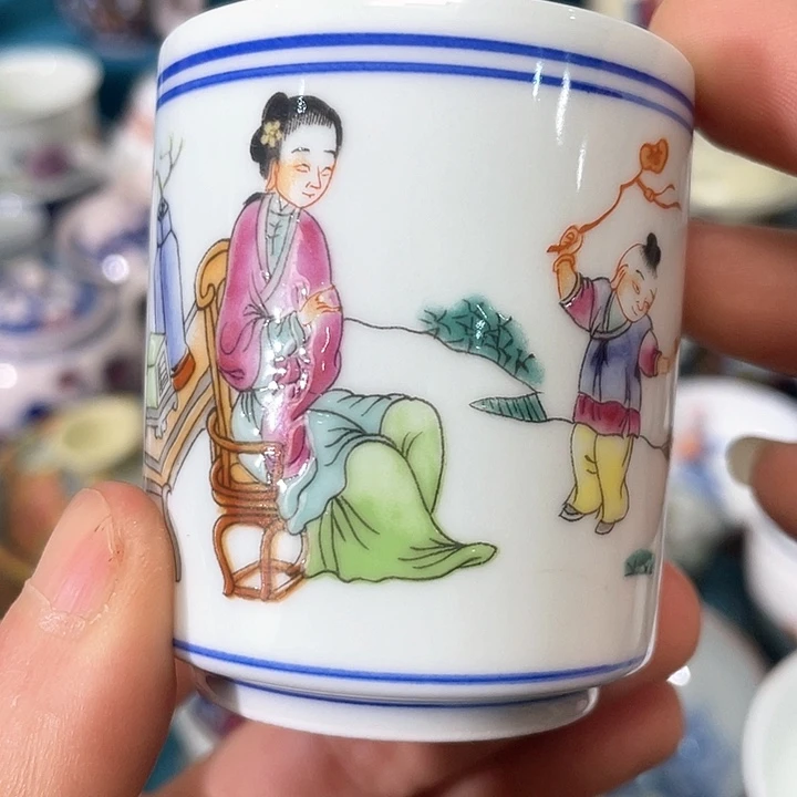 景德镇陶瓷主人杯12334