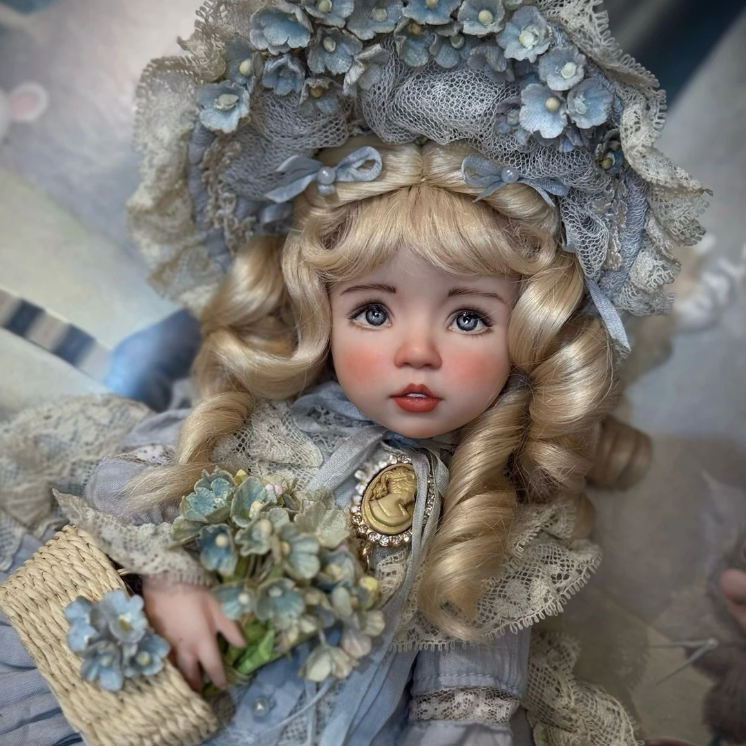 美国艺术家手工制作陶瓷娃娃孤品，不退，不换，顺丰到付当面验收。