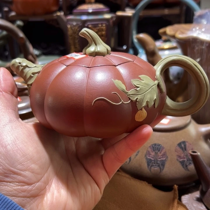 茶壶紫砂紫砂壶收藏起来了！