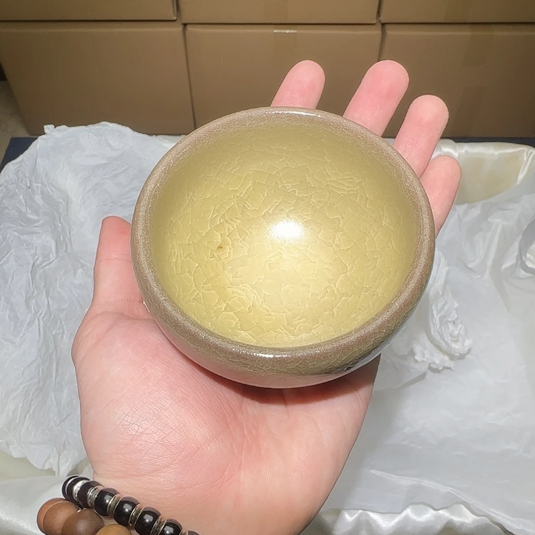 茶盏微瑕建盏，介意勿拍