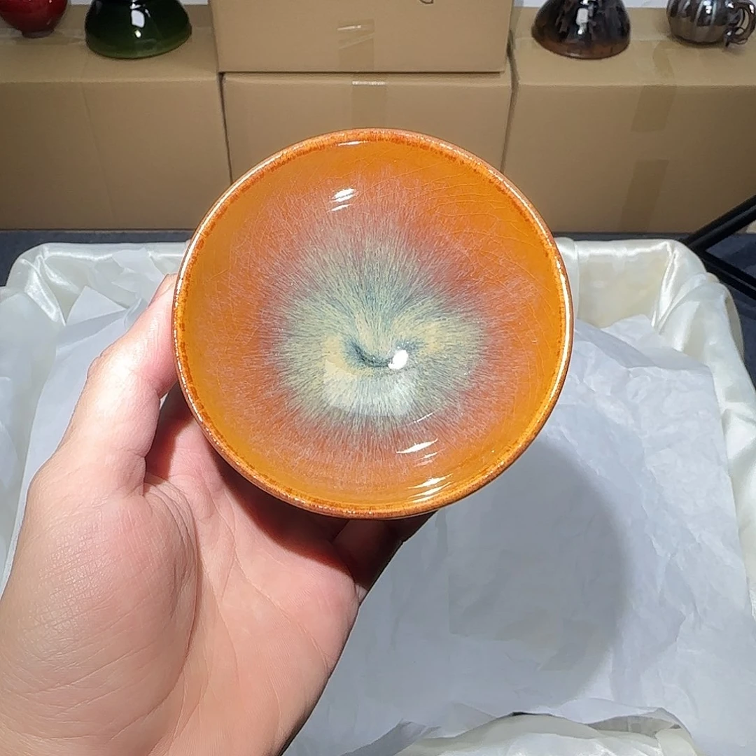 茶盏微瑕建盏，介意勿拍