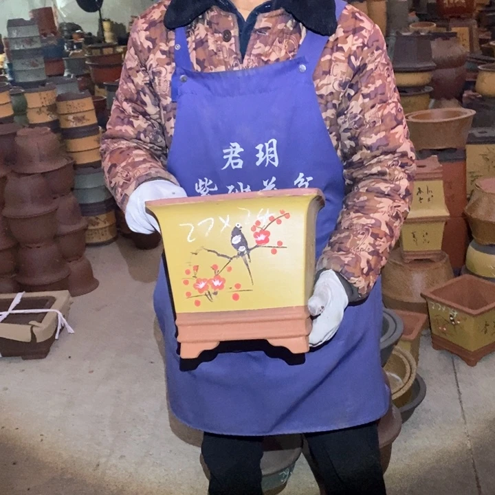 紫砂花盆紫砂花盆盆栽花卉苗木种植