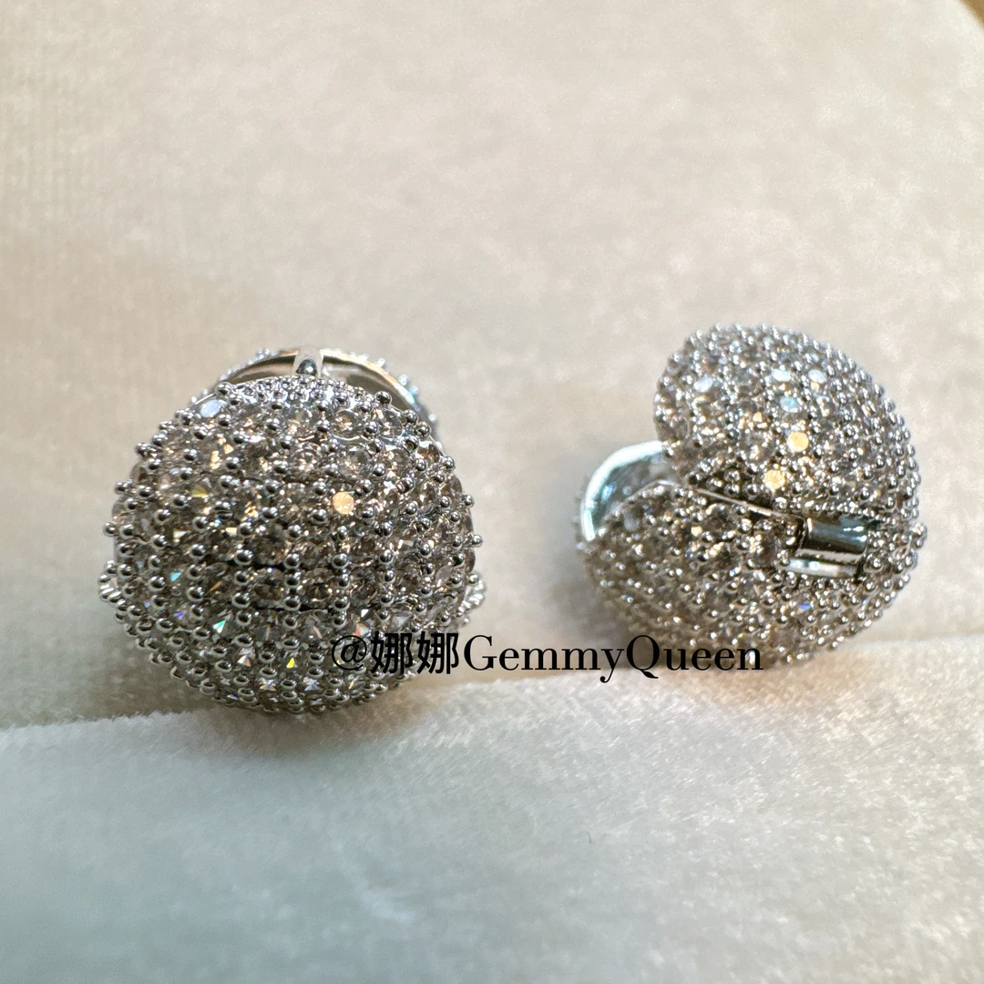 铜合金合成锆石耳饰 娜娜GemmyQueen耳环GQ09296