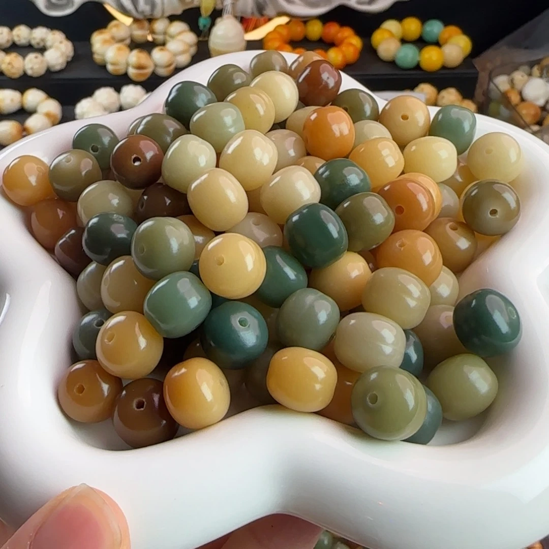 菩提根/象牙果手串卡12非料蛋堡珠1000颗批发福利