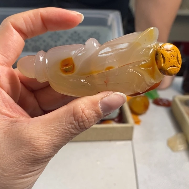 玛瑙/玉髓吊坠(不含链)未镶嵌
