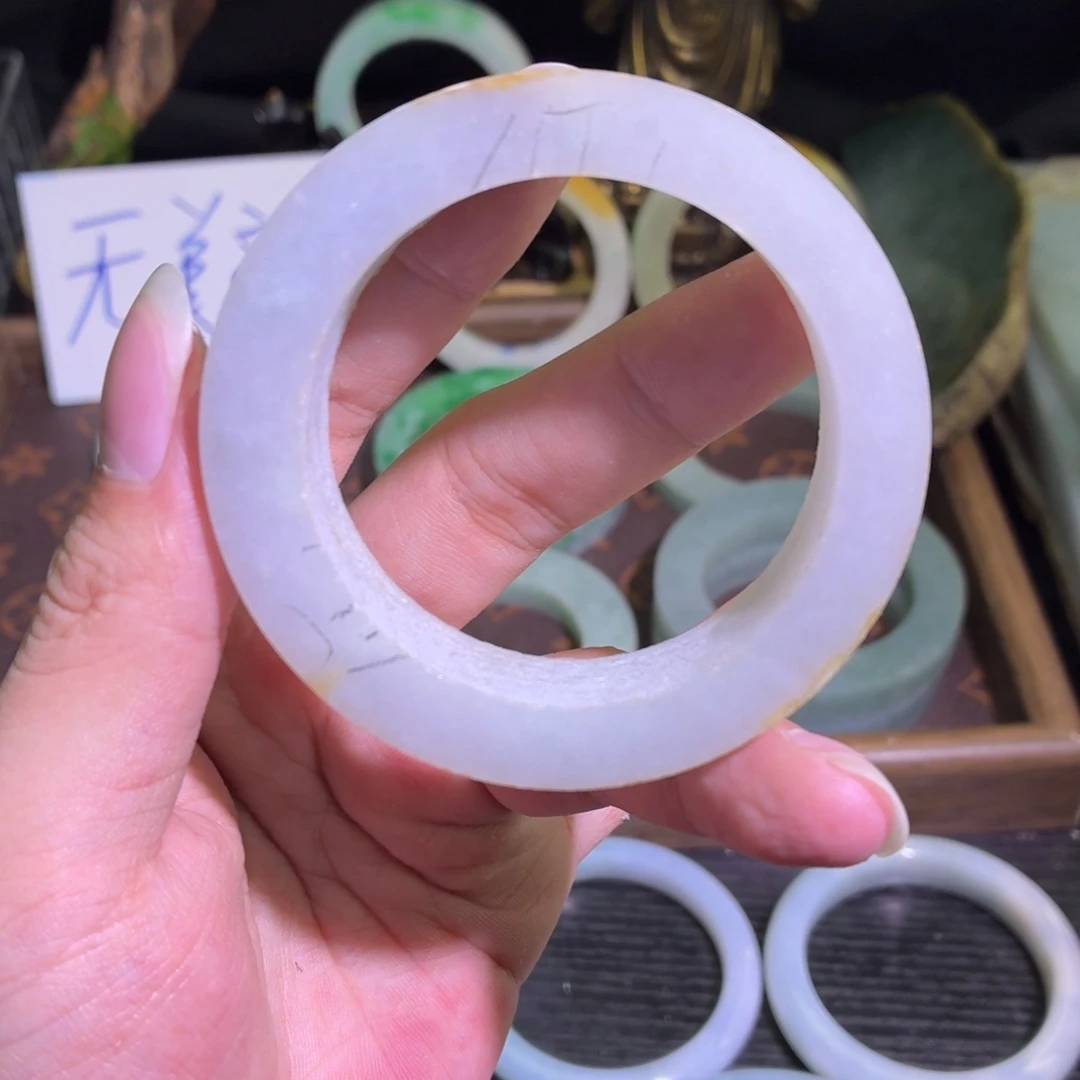 定制翡翠未镶嵌缅甸翡翠A货手镯毛胚定制