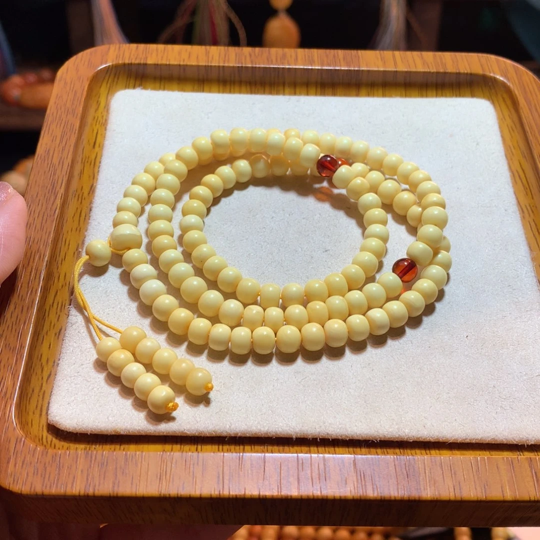 日***卒蜜蜡未镶嵌手链蜜蜡手链